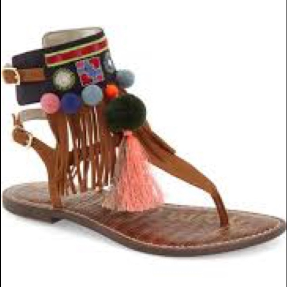 SOLD😬Sam Edelman Boho Sandal Leather Tan7.5 - Picture 3 of 8